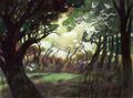 Sylvan Echoes - Highly impressionistic artwork.