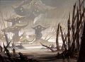 Takenuma Swamp. Art by Jim Nelson.