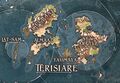 Map of Terisiare around 4560 ©2018 Wizards of the Coast, Inc.