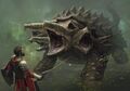A Turtle Hydra from Eldraine.