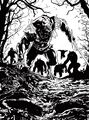 Showcase Werewolf Black & White art