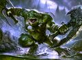 A Simic Mutant Troll from Ravnica