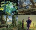 Visions of Krosa. Art by John Avon, Rob Alexander, Tony Szczudlo, and D. Alexander Gregory.