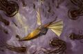 Weatherlight advertisment depicting Weatherlight by Donato Giancola, 1997