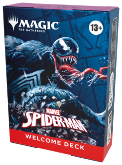 Black deck box featuring Venom.