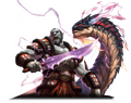 Neriv with Zurgo. Magic: The Gathering Arena avatar.